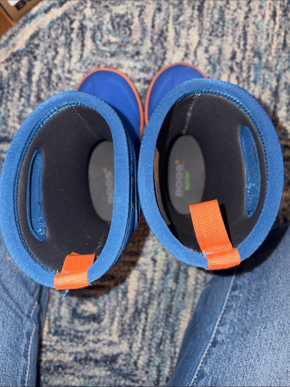 Bogs Kids Blue and Orange Monster Truck Boots - Picture 7 of 7